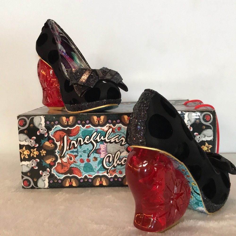 Irregular Choice Strawberry Fudge Heels 38 US 7.5
